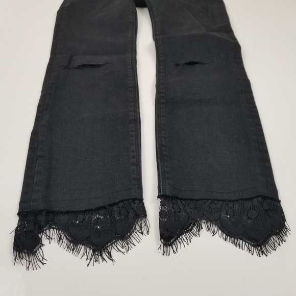 Hudson Kids lace Crop Ankle Skinny Big Girl A2 - Picture 5 of 7